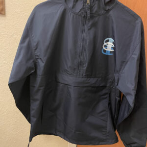 CHAMPION cortaviento azul bolsillo canguro S