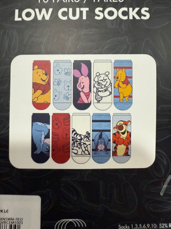 Set x10 calcetas cortas Winnie Pooh - Imagen 2