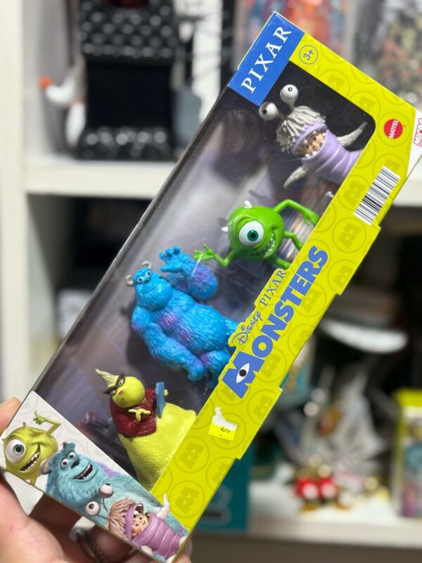 Set x4 Figuras Monster Inc Disney Sullivan Mike Wazoswski