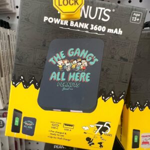 Bateria portatil Snoopy negra