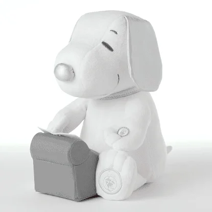 Peluche Snoopy Peanuts 75° Aniversario Hallmark con Movimiento y Sonido – 27cm Coleccionable Oficial