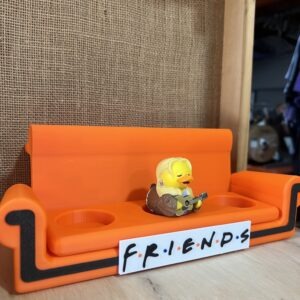 Sofá Exhibidor FRIENDS Impreso en 3D para Figuras McDonald’s | Coleccionable