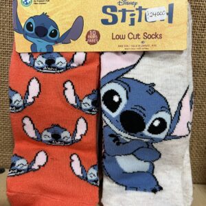 Set 10 Pares de Calcetas Cortas Stitch Original | Talla 35–39