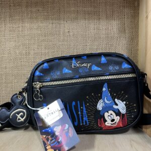 Cartera Disney Fantasía Primark Negra Original
