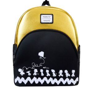 Snoopy Mochila Loungefly Snoopy 75° Aniversario Dorada Original