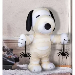Peluche Snoopy Peanuts Momia Halloween 35 cm con Movimiento y Sonido – Coleccionable Oficial