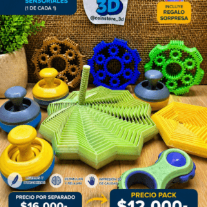 LIQUIDACION Juguetes sensoriales 3D TEA -Autismo - concentración