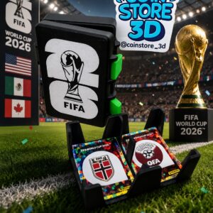 Porta Laminas FIFA World Cup 2026 Impreso en 3D | Organizador para Álbum y Trading Cards