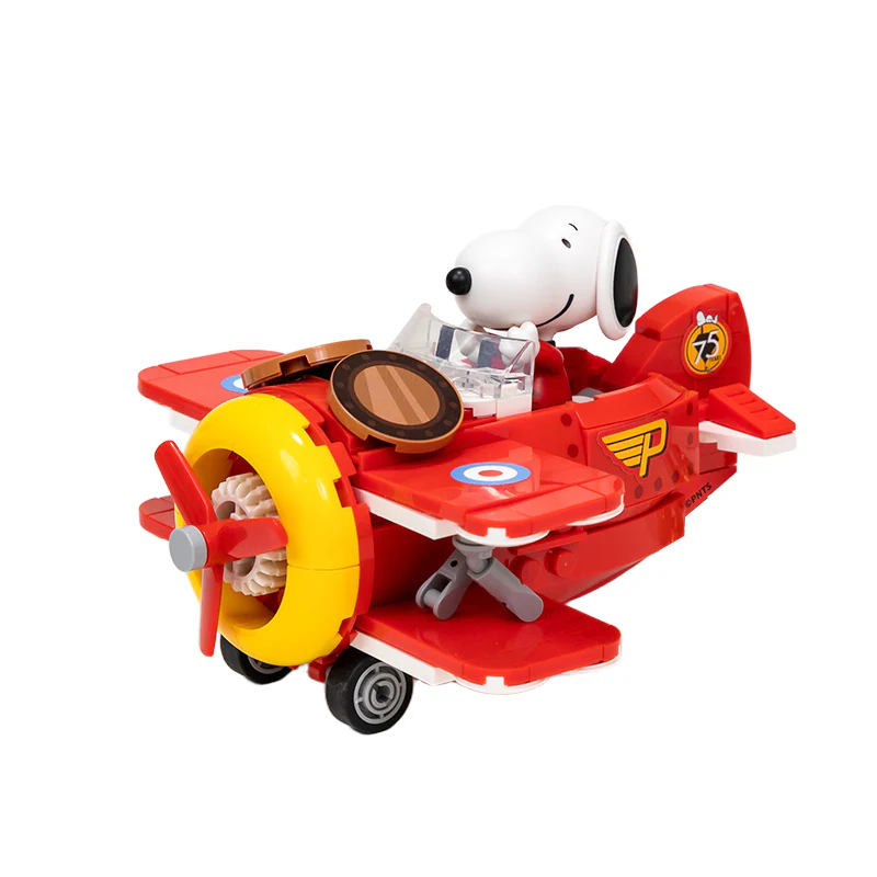 Snoopy Avion Biplano tipo LEGO - Imagen 2