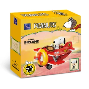Snoopy Avion Biplano tipo LEGO