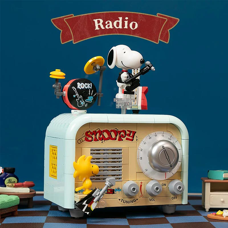 Snoopy Radio tipo LEGO - Imagen 3