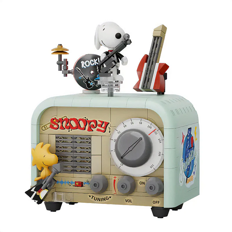 Snoopy Radio tipo LEGO - Imagen 2