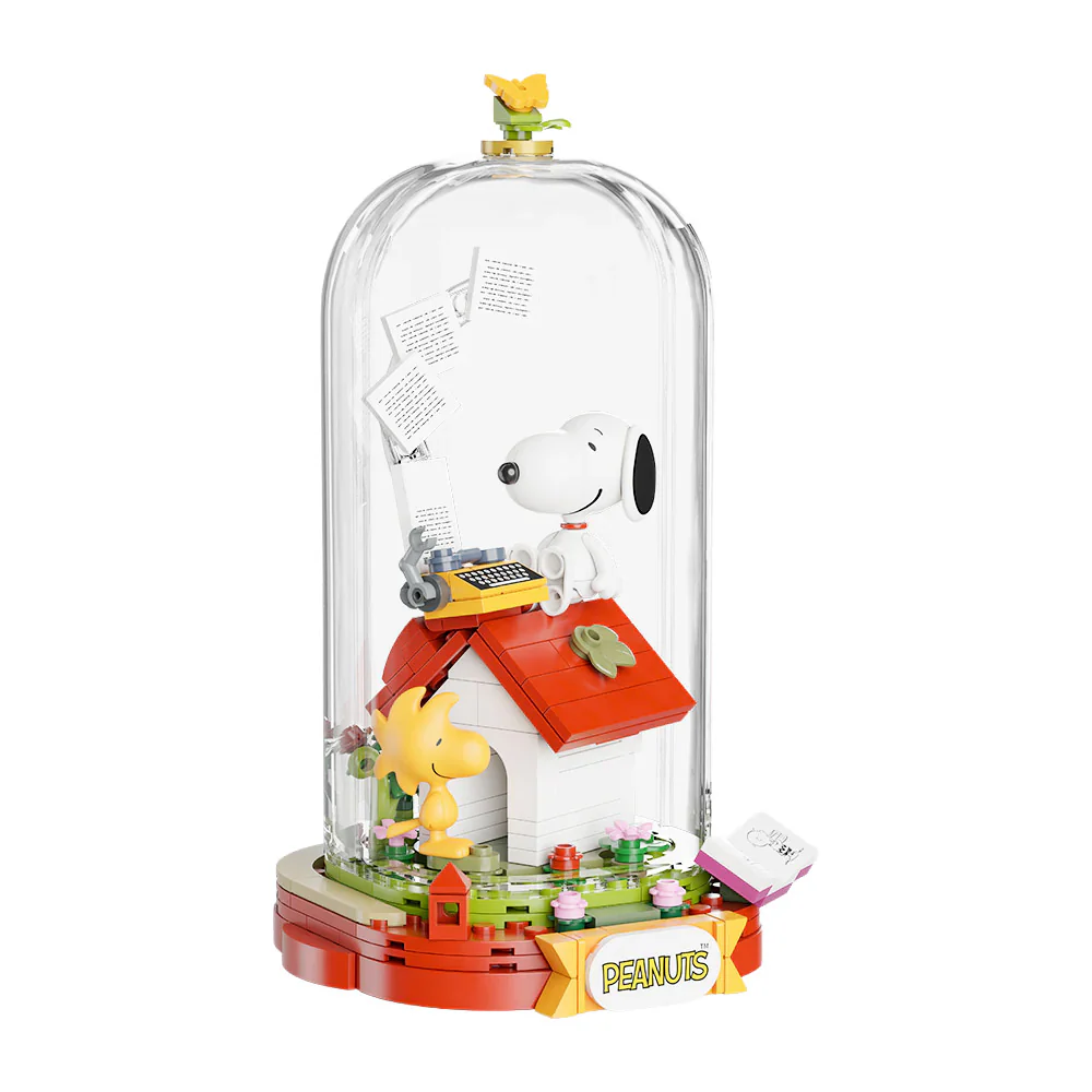 Snoopy Red House Daydreams tipo LEGO - Imagen 2