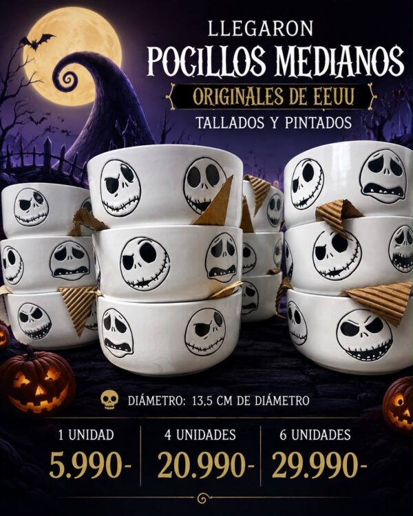 Pocillo El Extraño Mundo de Jack Jack Skellington 13,5 cm