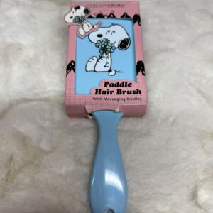 Cepillo de Pelo Snoopy Celeste con Cerdas Masajeadoras – Importado de EE. UU.
