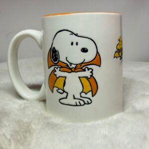 Taza Snoopy Halloween Piloto y Drácula con Woodstock – Peanuts Original