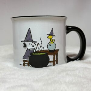 Taza Snoopy y Woodstock Brujos Halloween Original de EE.UU.