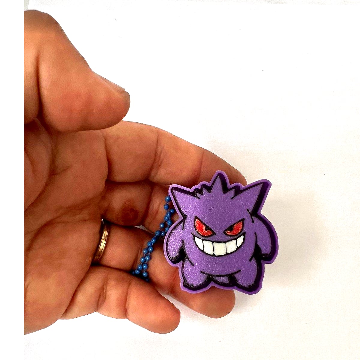 Clicker Antiestrés Gengar – Llavero Sensorial Impreso en 3D