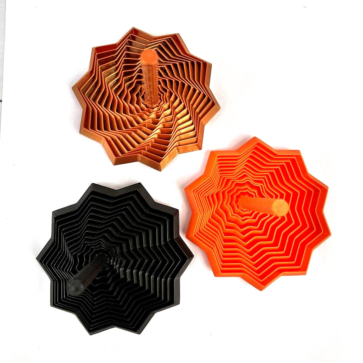 Rosa Fractal Sensorial con Mango – Juguete Antiestrés Impreso en 3D