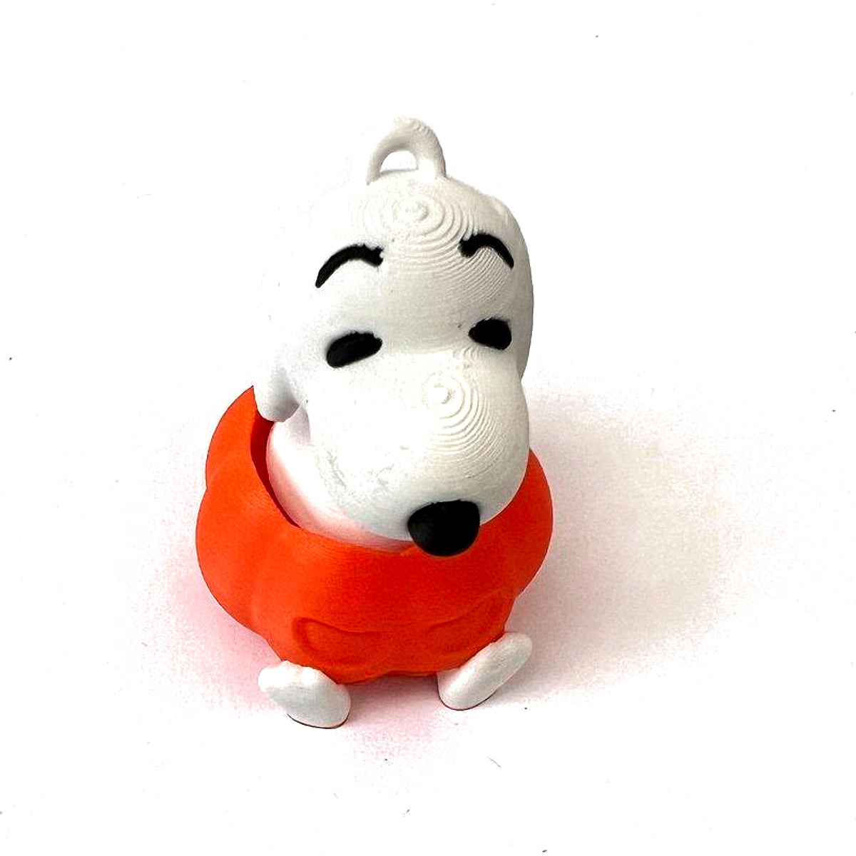 Clicker Antiestrés Snoopy Calabaza – Llavero Sensorial Impreso en 3D