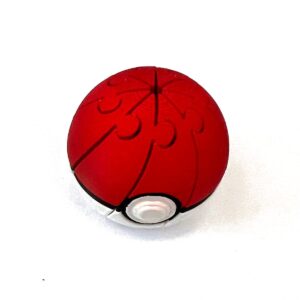 Pokébola Sensorial Roja – Fidget Antiestrés Impreso en 3D