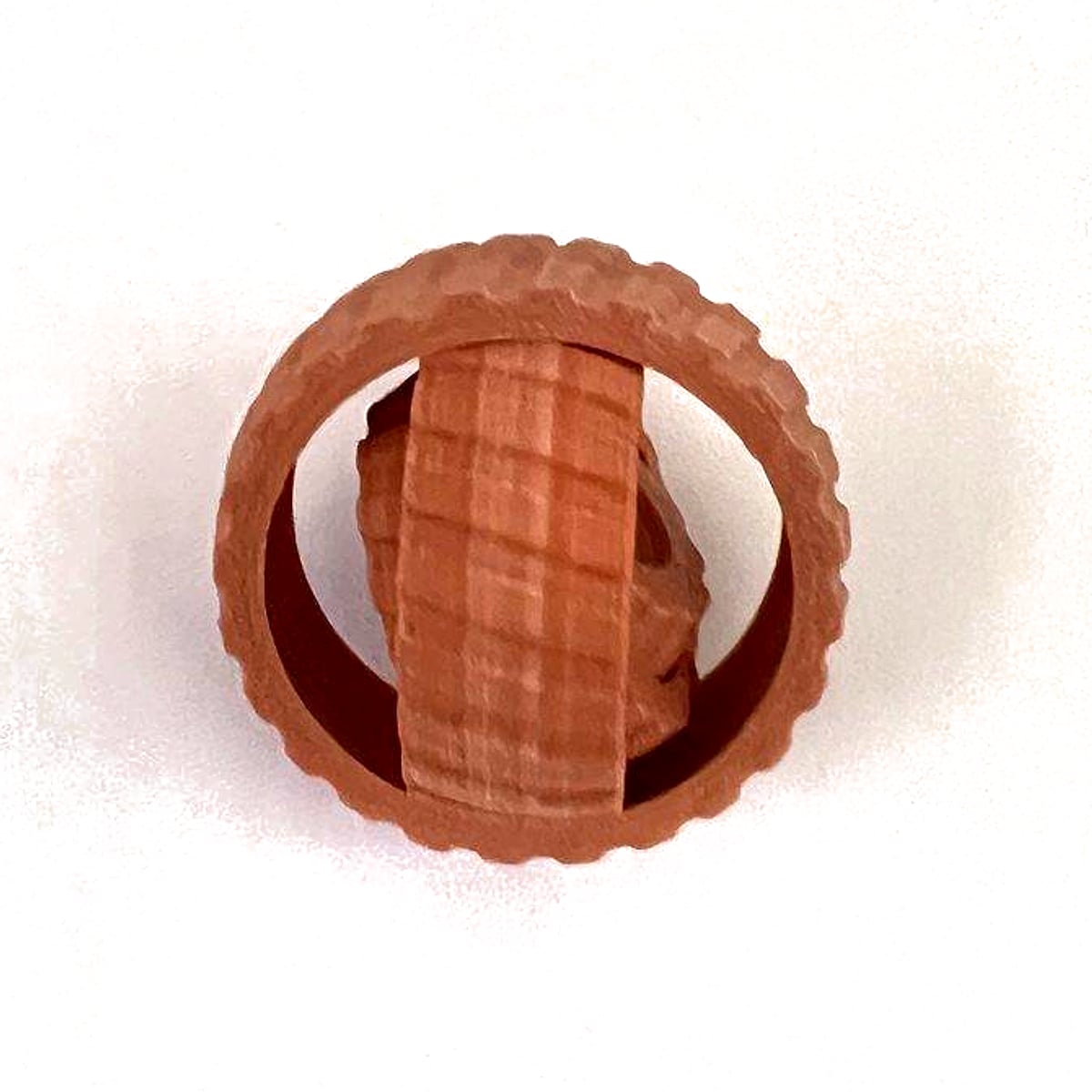 Spinner con Textura – Fidget Sensorial Antiestrés Impreso en 3D